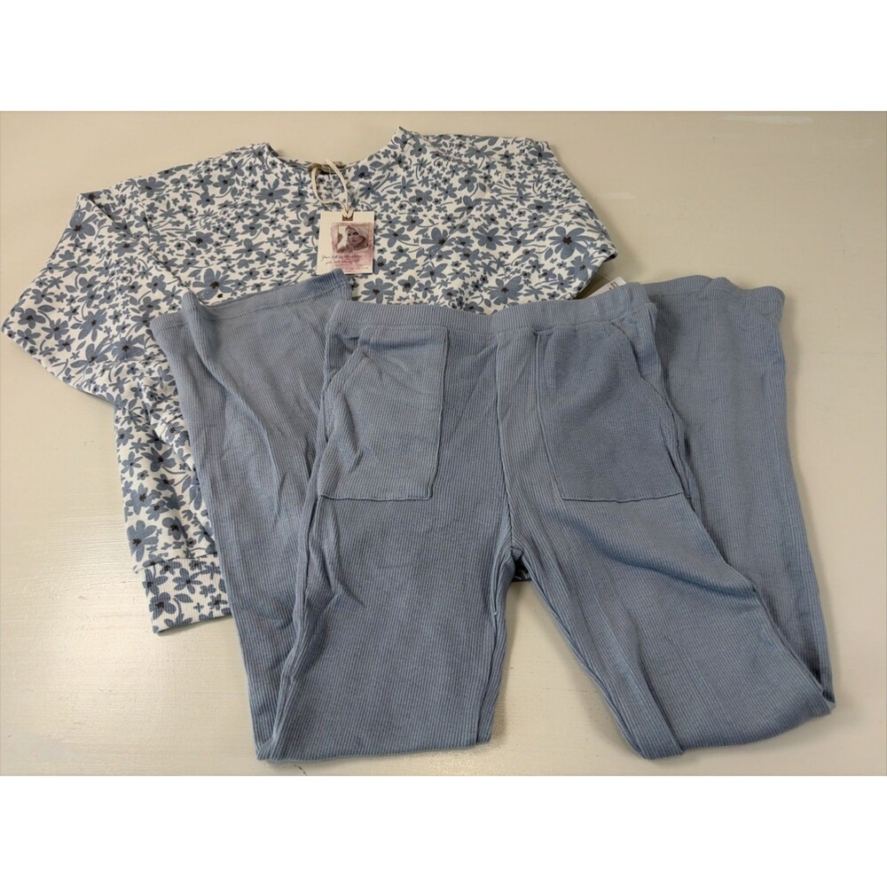 Jessica Simpson Girl’s Jogging Set Blue Floral Size 6X